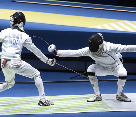 Rédli a 32 között párbajtőrben