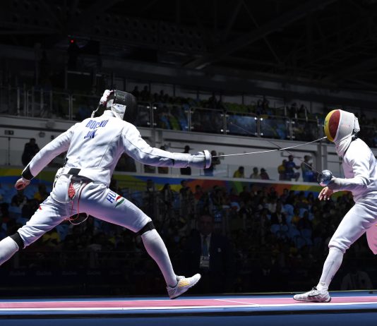 Boczkó Gábor nyolcaddöntős párbajtőrben